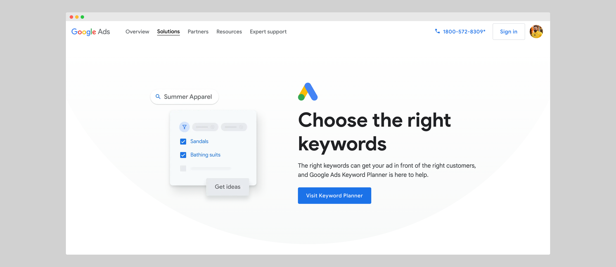 Google adword display planner