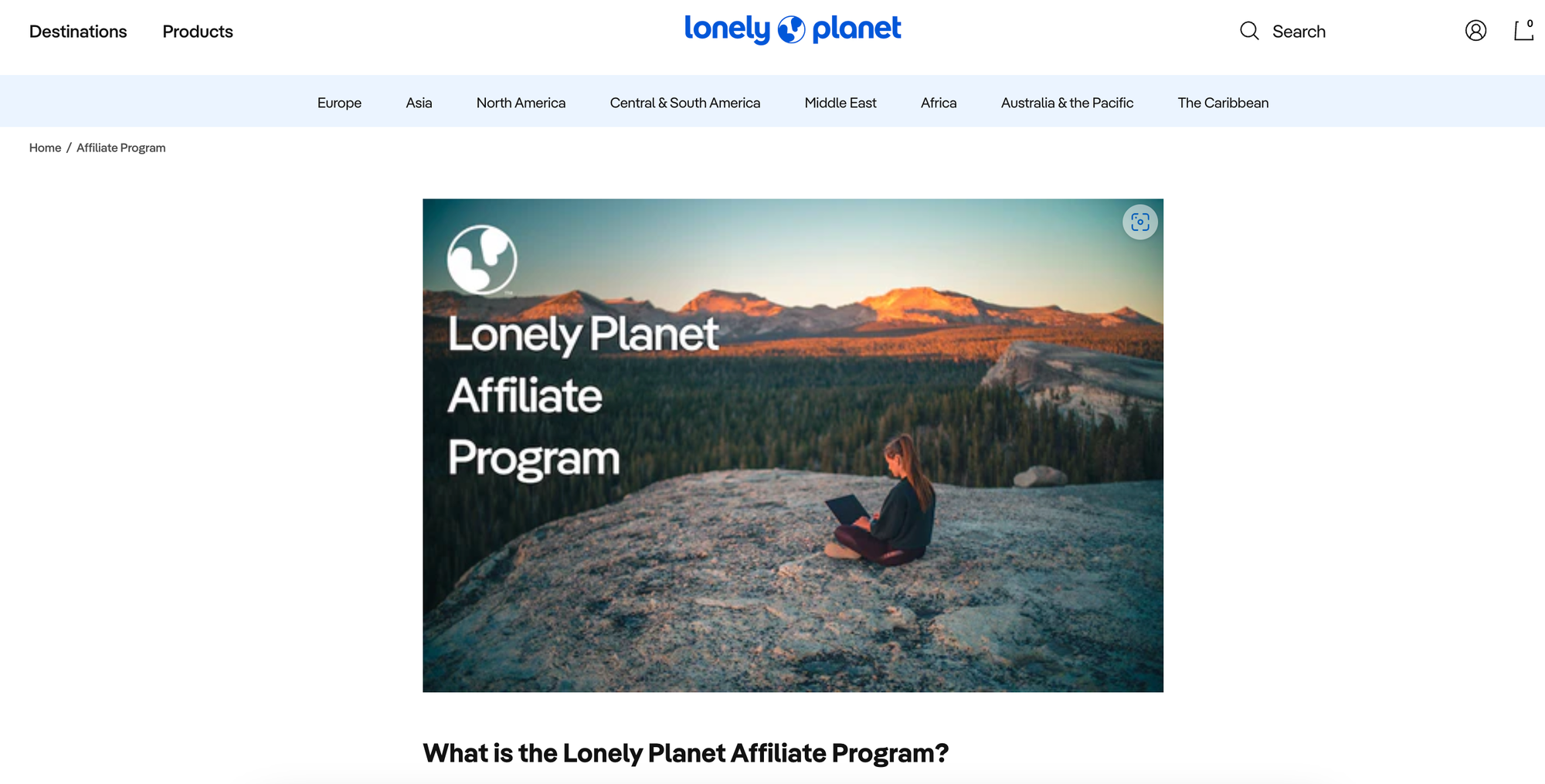 lonely planet affiliate program